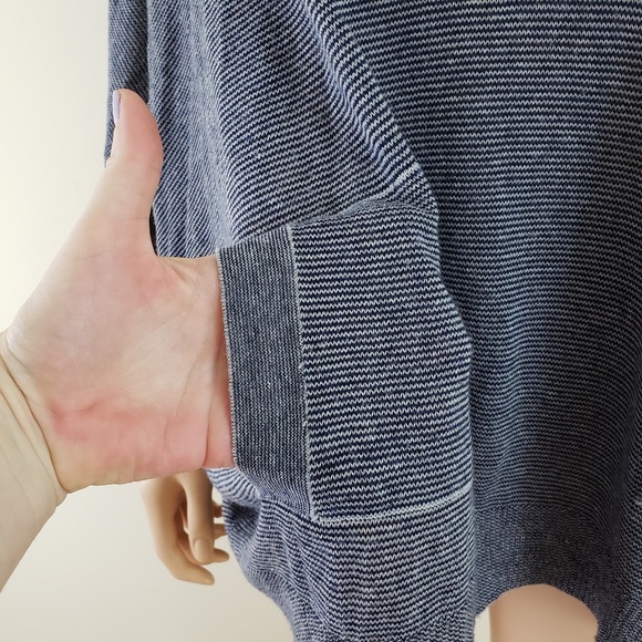 Theory Batwing Dolman Hoodie Cowl Neck Top S Flowy Goth - Picture 5 of 5